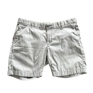 Faherty Shorts Men's 38 Gray Chino Stretch 7.5" Inseam